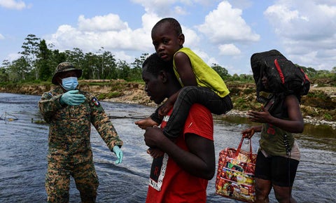 Migrantes frontera colombio-panamá