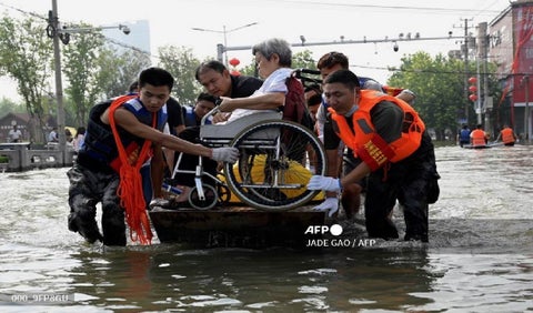 Inundaciones en China