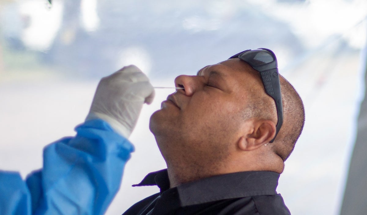 Prueba para detectar el coronavirus.