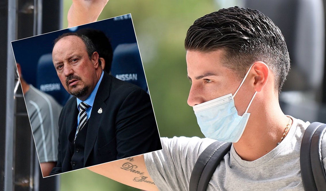 James Rodríguez noticias hoy, Everton, Rafa Benítez, Premier League