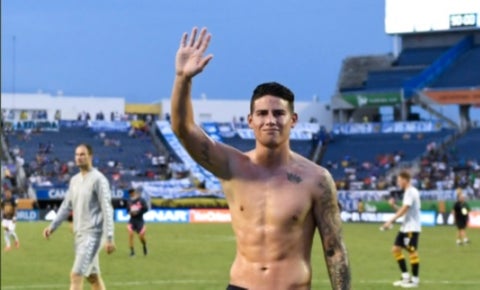 James Rodríguez, futbolista colombiano