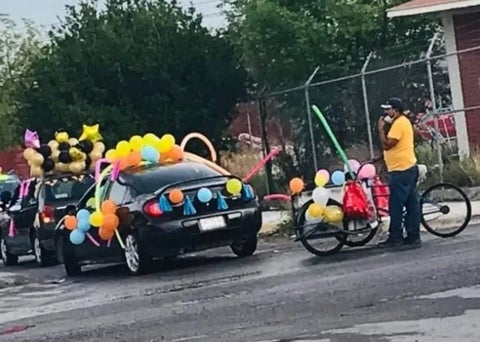 Triciclo decorado