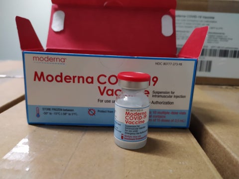 El país ha recibido varios lotes de vacunas de Moderna
