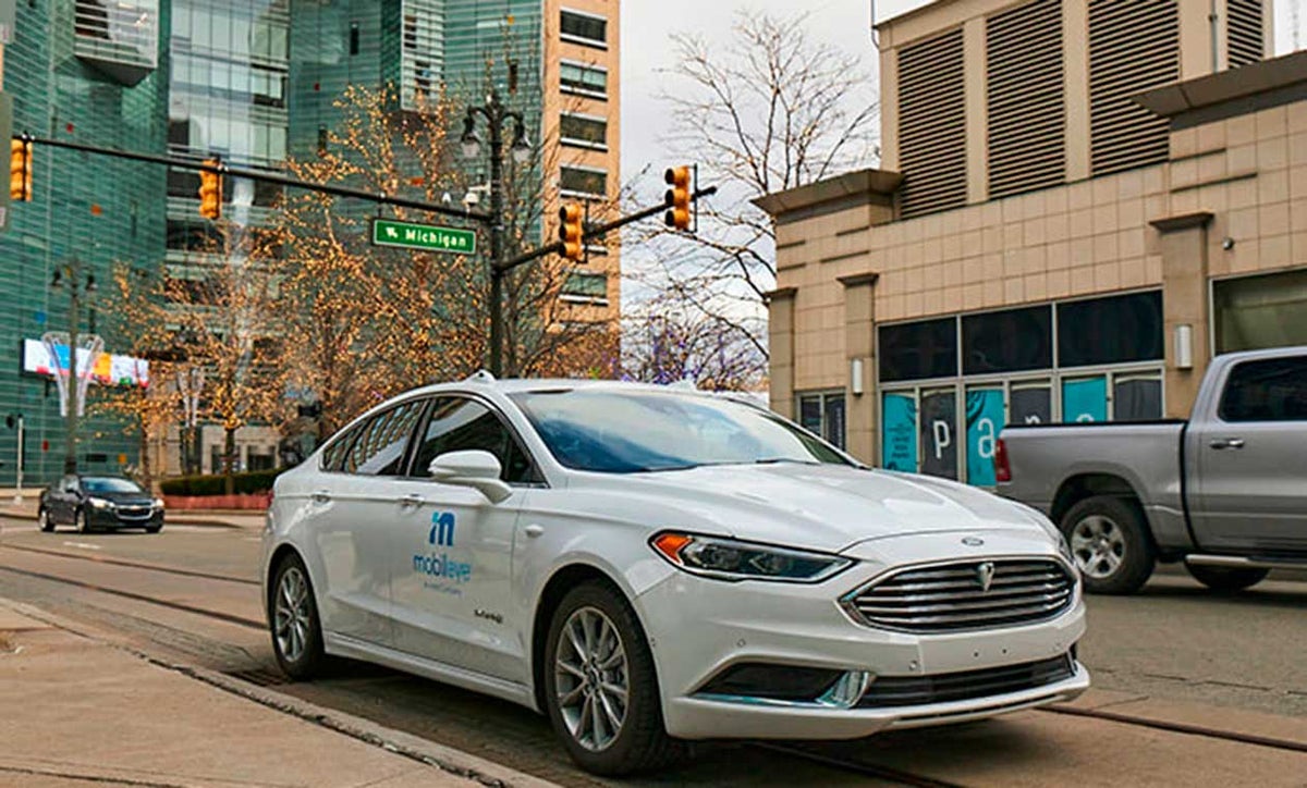 Automóvil autónomo de Mobileye