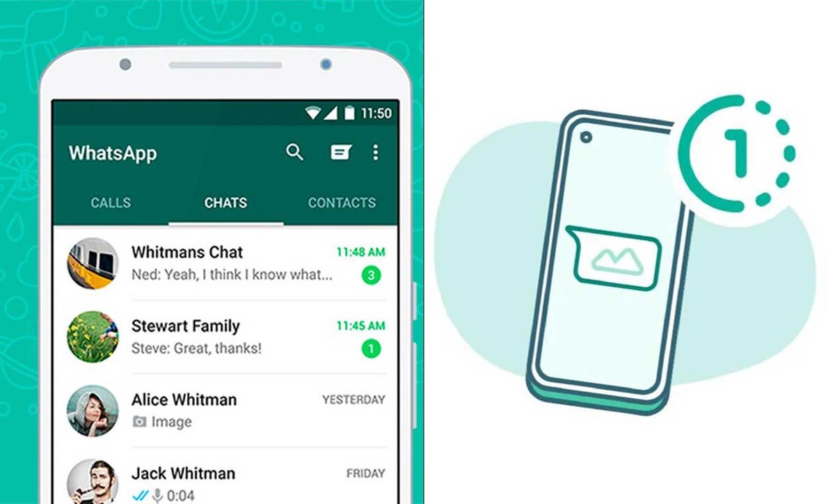 Chat de WhatsApp, imágenes que desaparecen