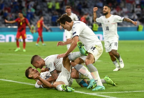 Eurocopa: Italia vs Bélgica