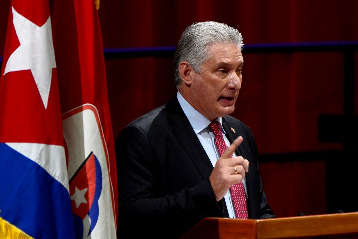 Miguel Díaz-Canel, presidente de Cuba