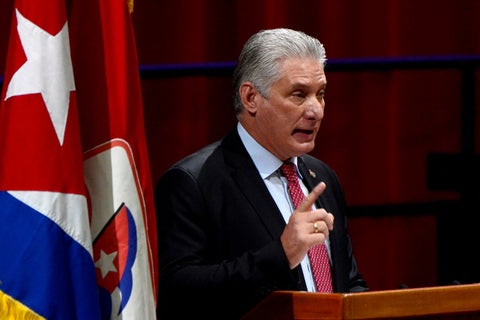 Miguel Díaz-Canel, presidente de Cuba