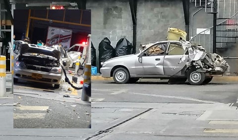 Vehículo explosión Cali