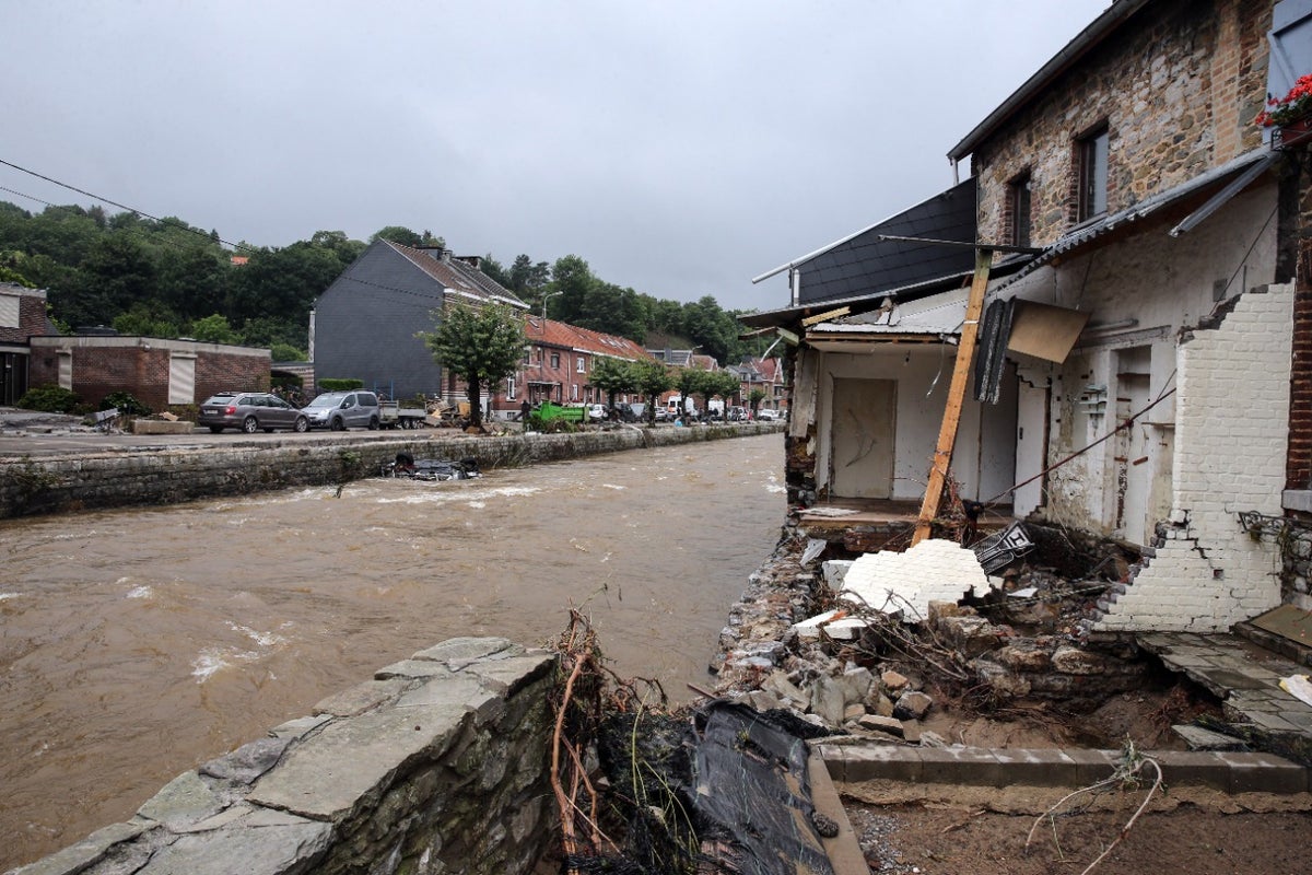 Inundaciones en Bélgica