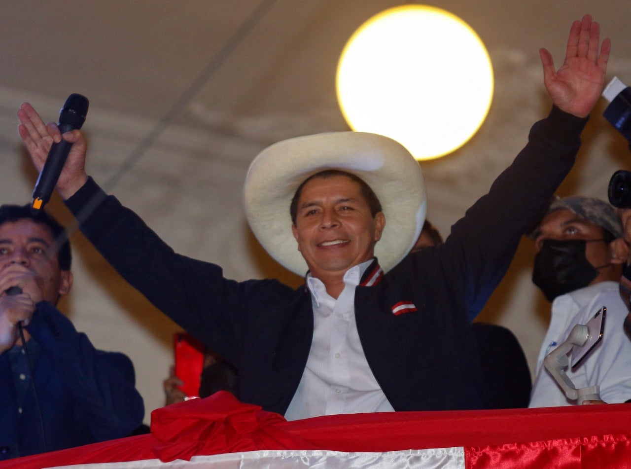 Pedro Castillo, presidente del Perú