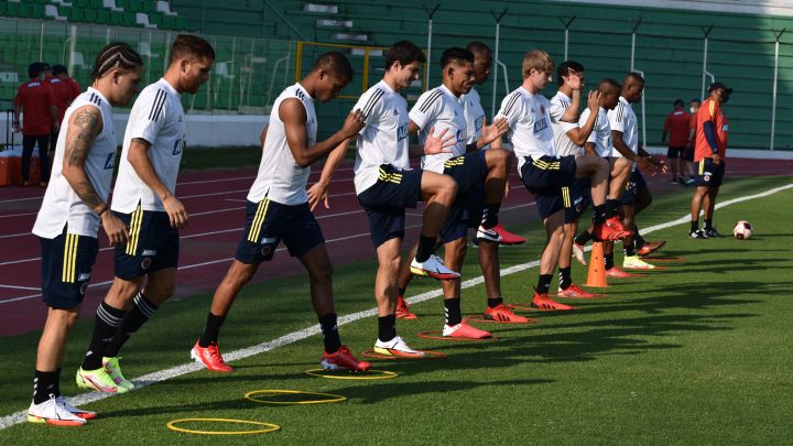 Selección Colombia, concentración Bolivia