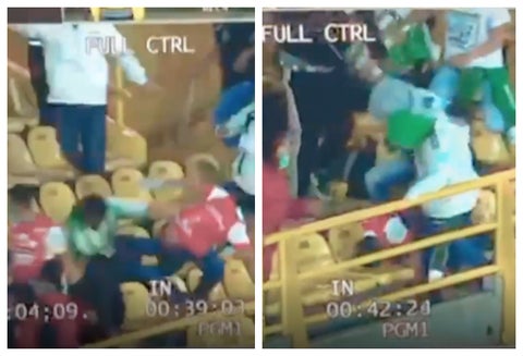Agresión a hincha de Santa Fe
