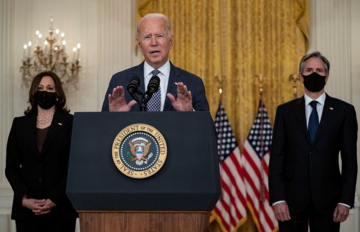 Joe Biden habla sobre Afganistán
