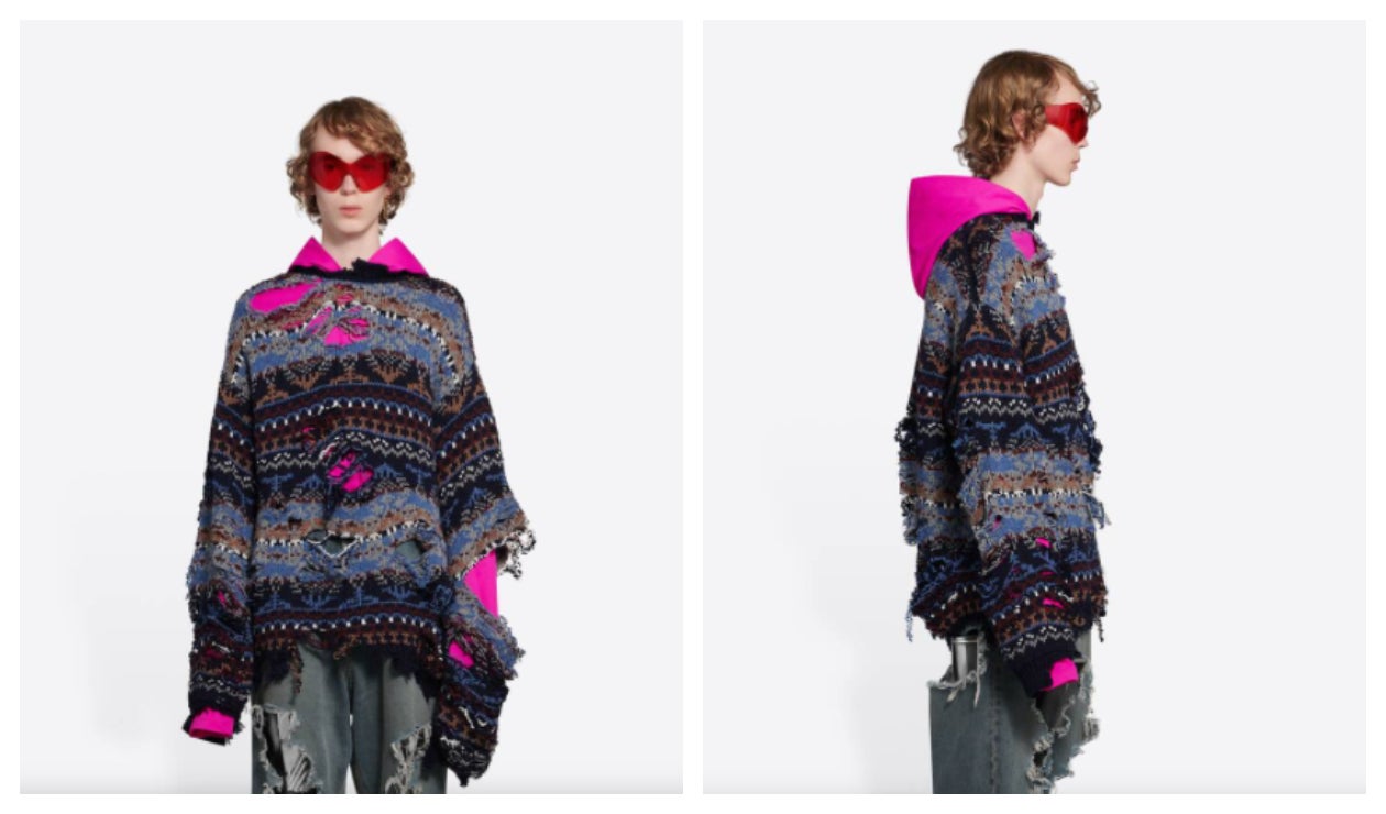 Buzo Roto Balenciaga