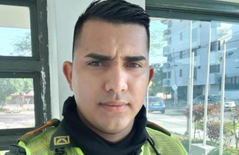 Patrullero Hernán Vásquez.
