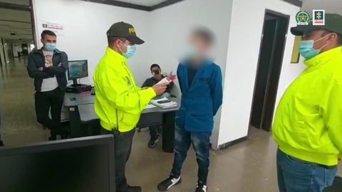 Captura del padrastro de Samuel David