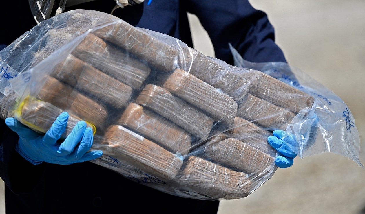 Cocaína incautado