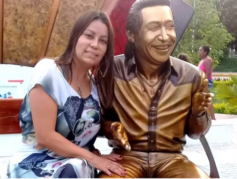 Consuelo Martínez, viuda de Diomedes Díaz