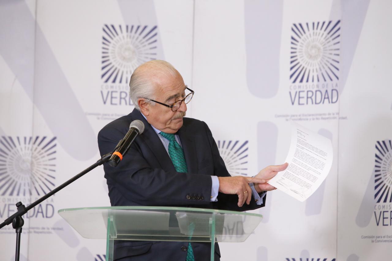 strana Arango en la Comisión de la Verdad
