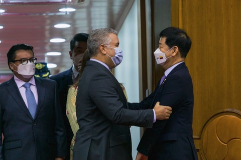 Presidente Duque en Corea del sur