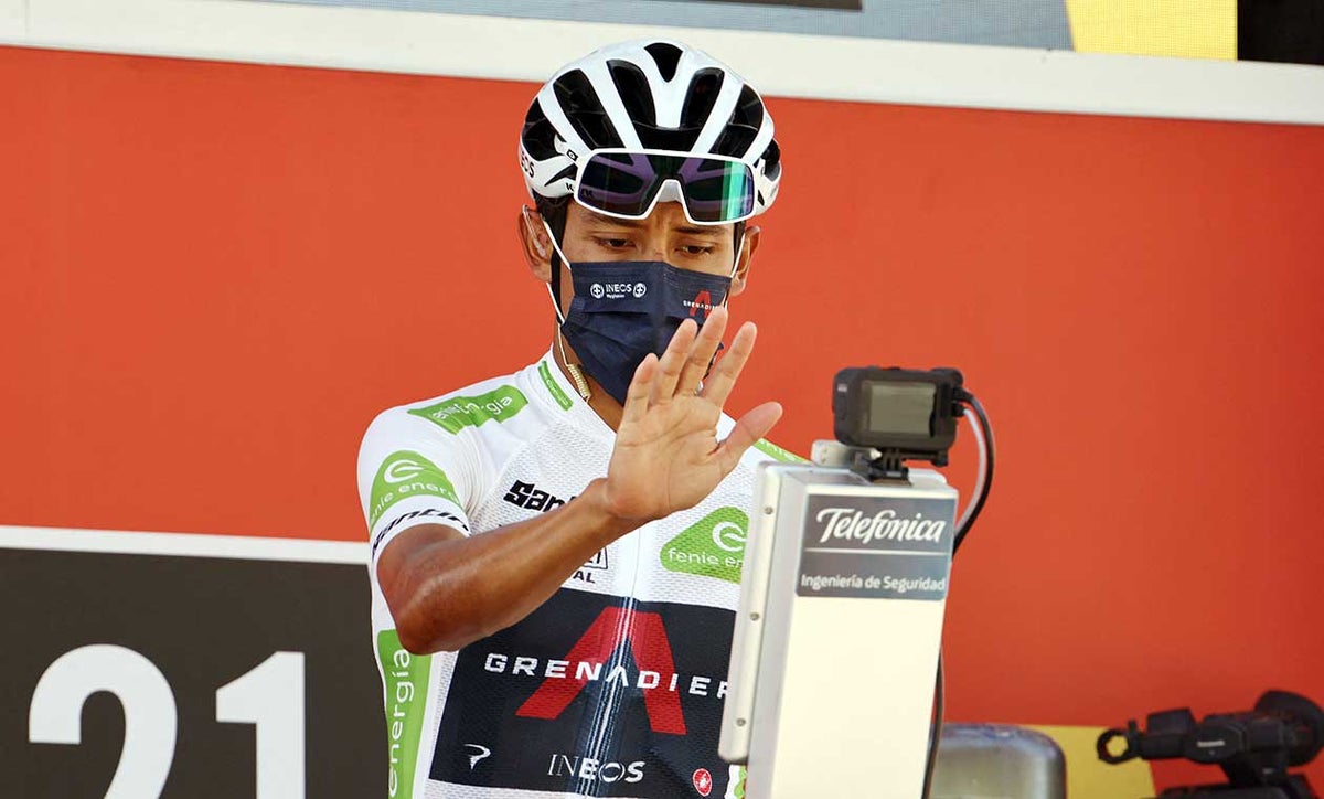 Egan Bernal en Vuelta a España 2021