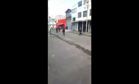 Enfrentamientos en el San Andresito San José