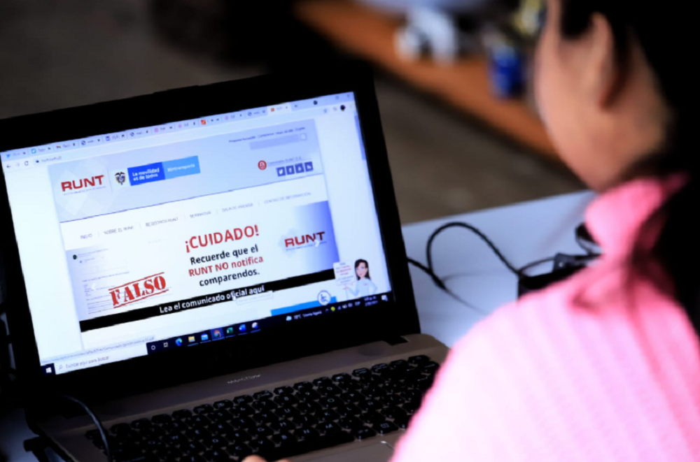 Falsos correos electrónicos sobre comparendos