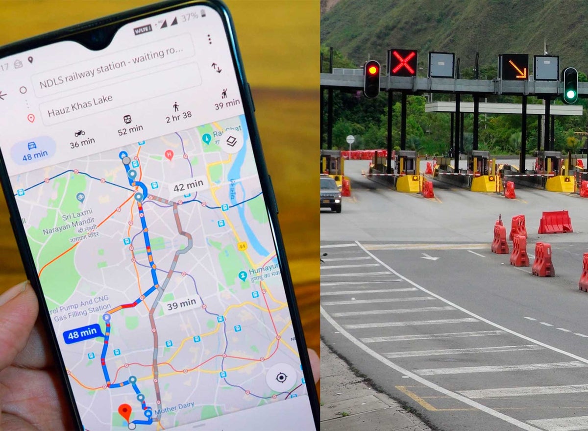 Google maps detectará peajes