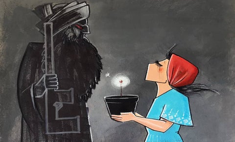 Grafitti de hamsia Hassani