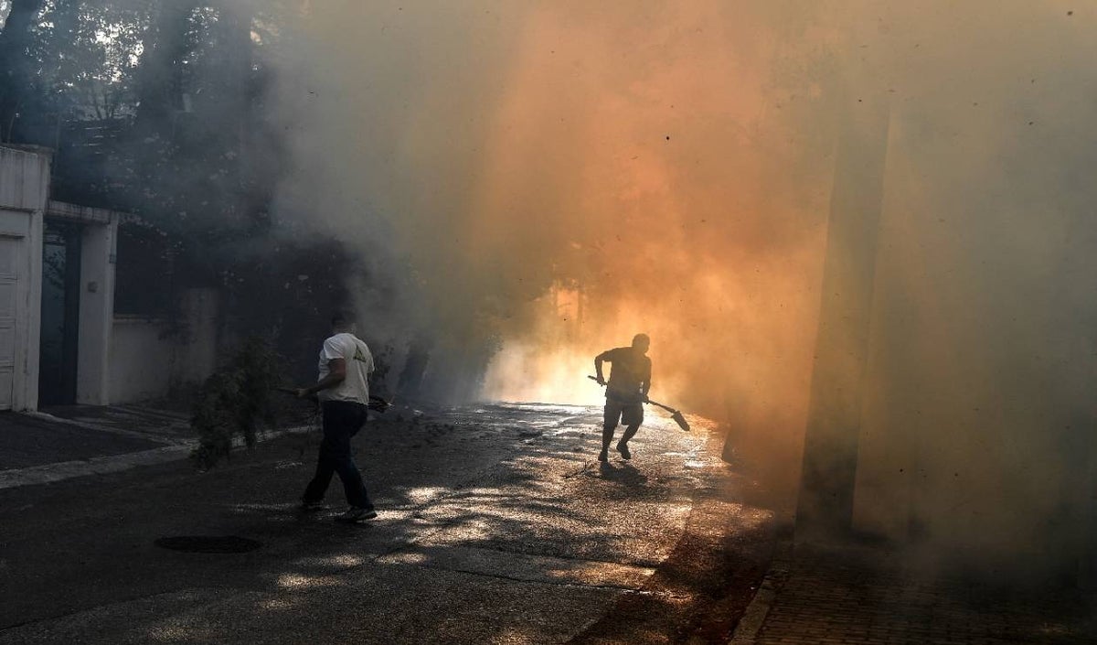 Incendios forestales Grecia