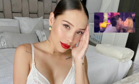 Luisa Fernanda W aparece en video besando en la boca a un amigo