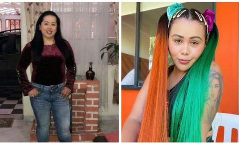 Merly Ome y Yina Calderón