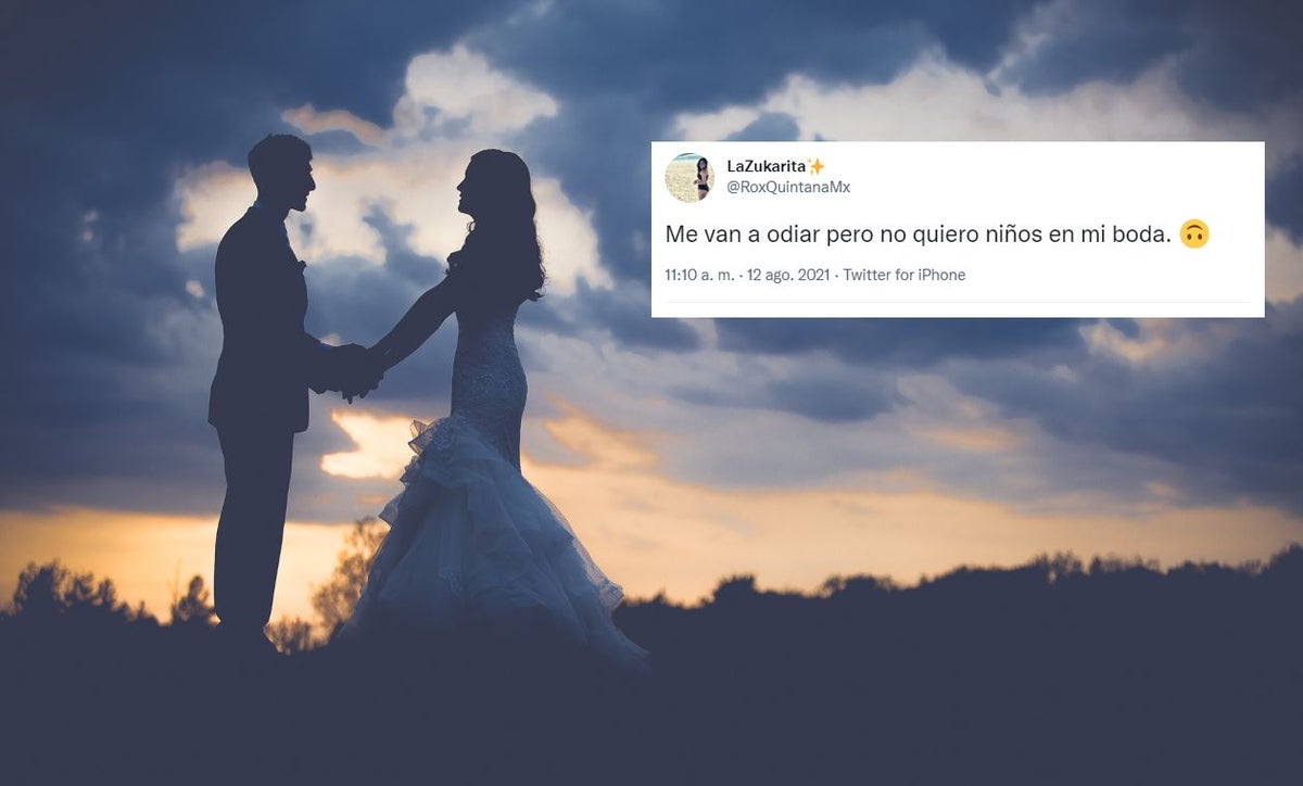 Novia levanta polémica por pedir que no quiere niños en su boda