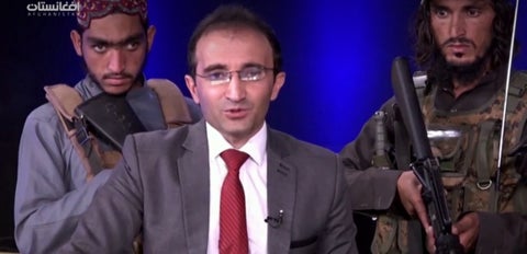 Presentador en Afganistán