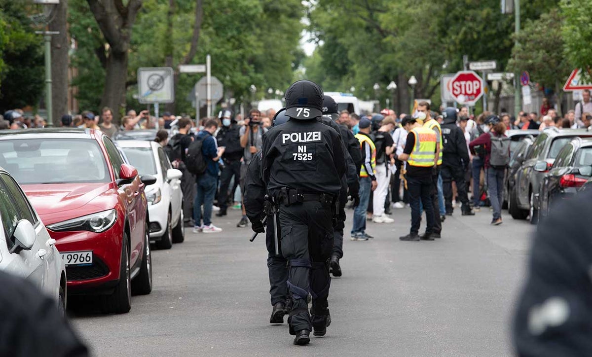 Protestas en Berlín