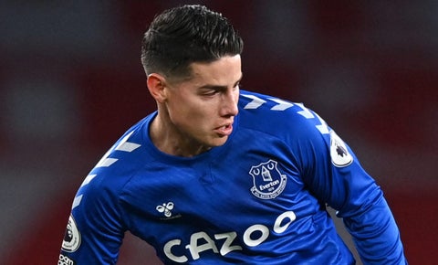 James Rodríguez, Everton, Premier League