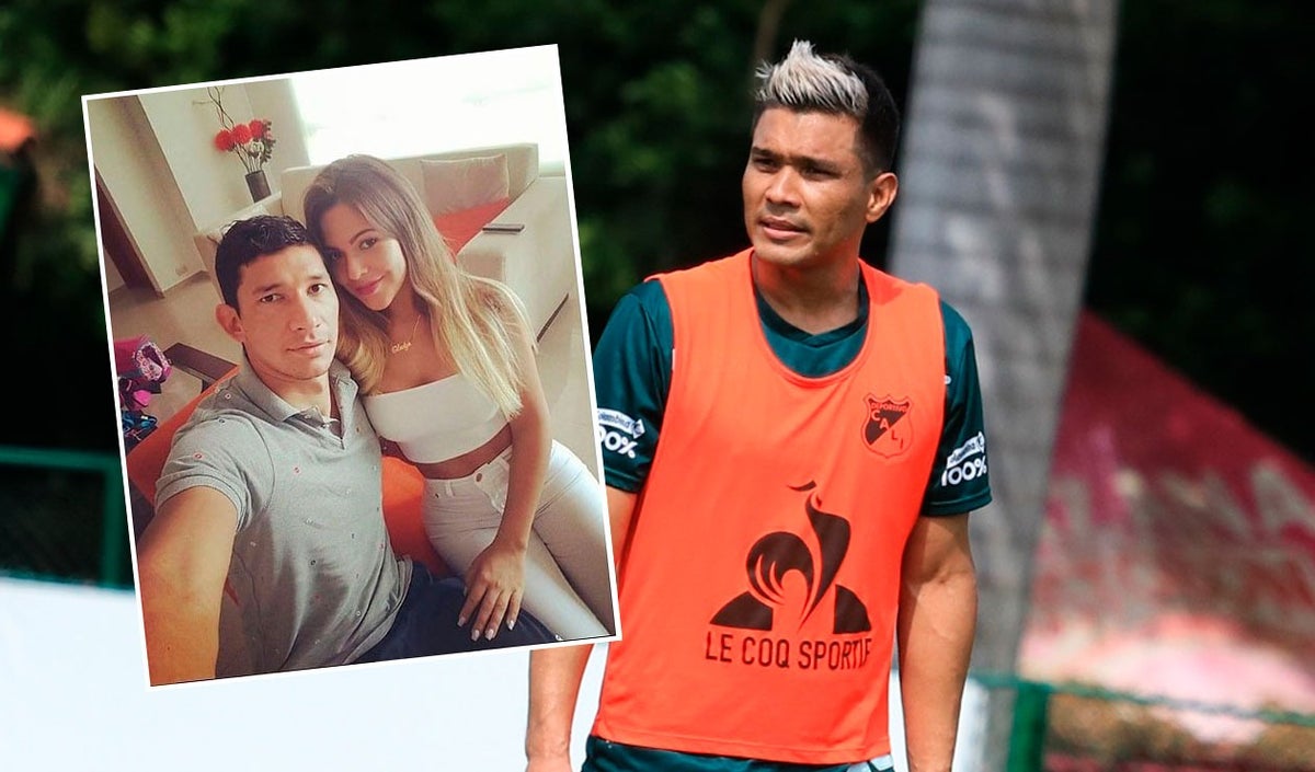 Teófilo Gutiérrez, Roberto Ovelar y su esposa