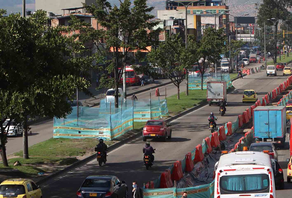 Transmilenio Avenida 68 suspensión