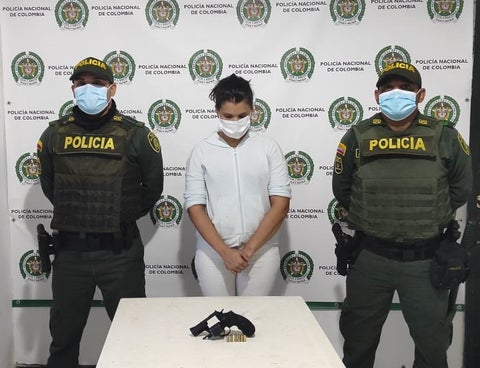 Mujer capturada.