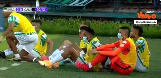 Protesta de Atlético Nacional