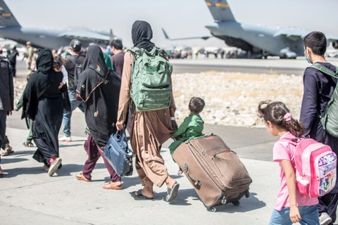 Evacuaciones del aeropuerto de Kabul
