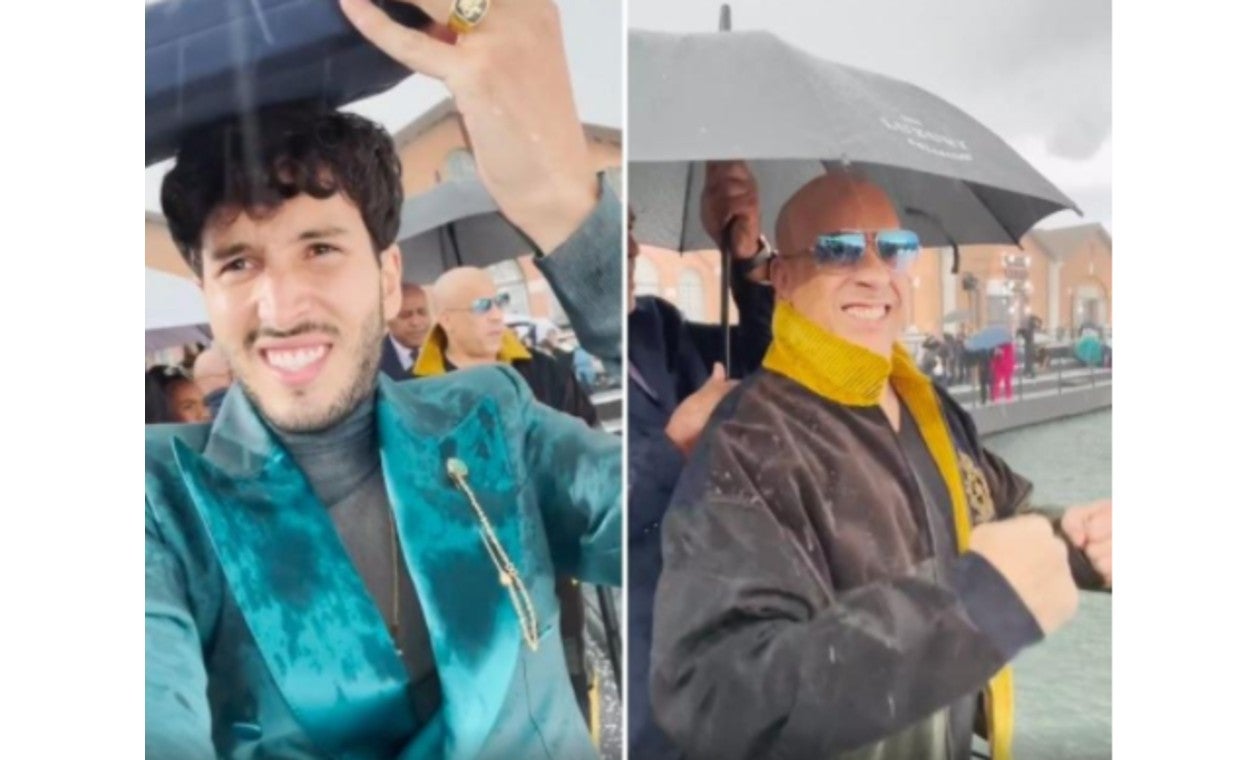Sebastián Yatra y Vin Diesel
