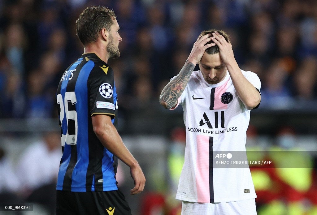 Brujas vs PSG, Champions League hoy