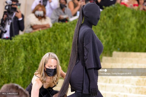 Kim Kardashian en la Met Gala 2021