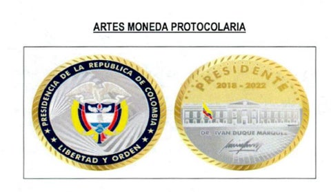 Diseño se moneda contratada por Presidencia de la República