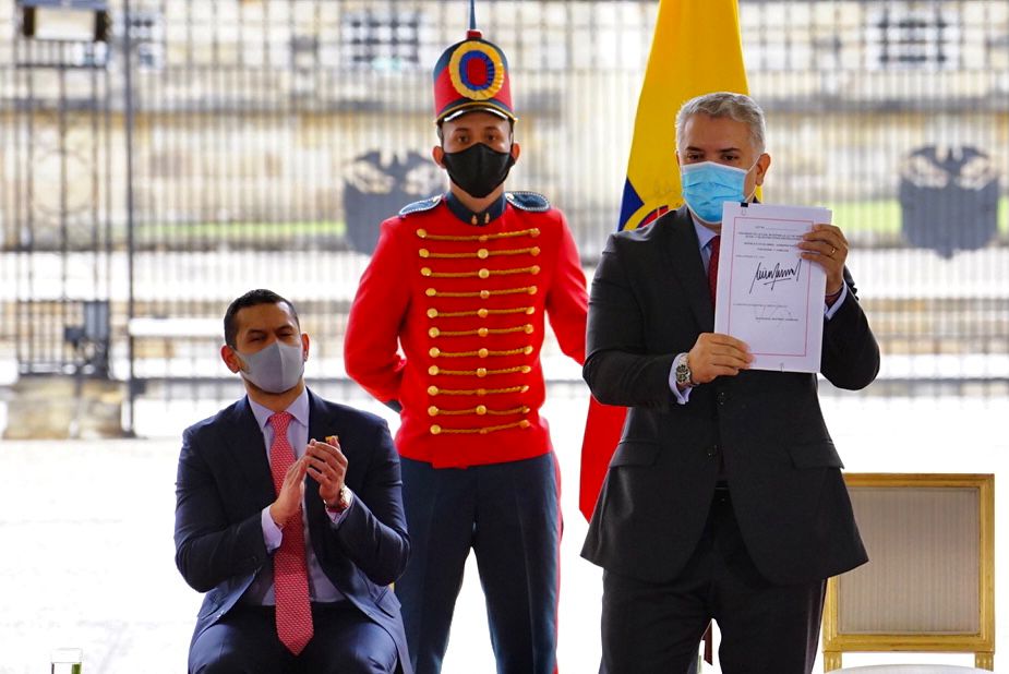 Presidente Iván Duque en Palacio de Nariño