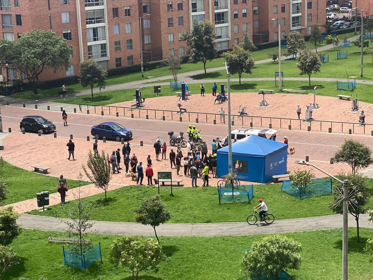 Balacera al sur de Bogotá