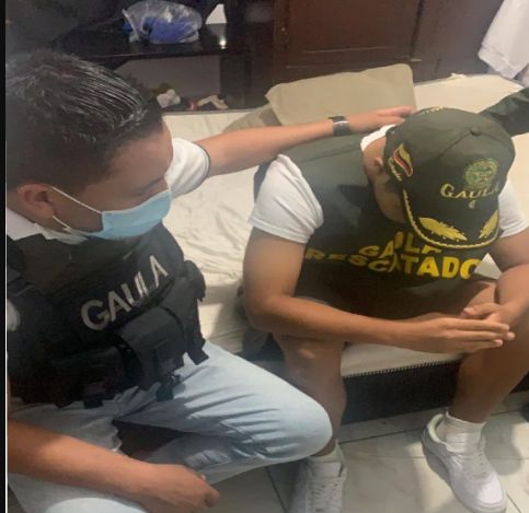 Rescate de menor secuestrado en el Valle del Cauca.