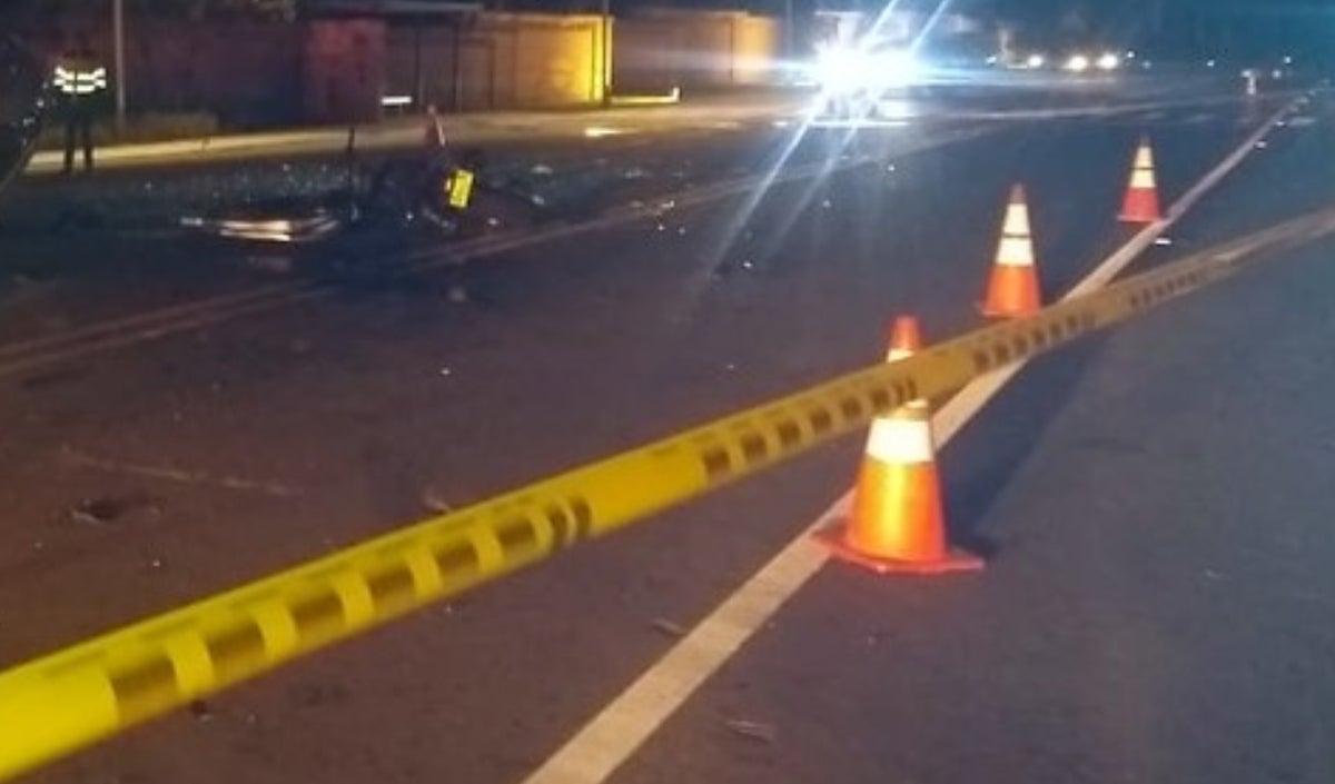 Accidente de tránsito en vías de Colombia
